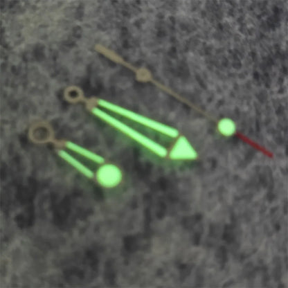 Modified Skeleton Green Luminous Watch Hands for NH35/NH34/NH36/4R/7S/NH70