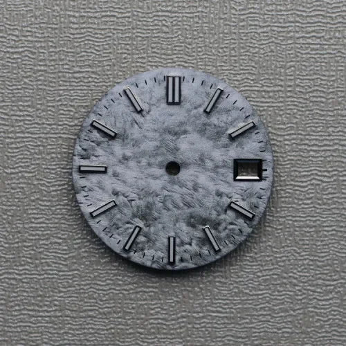 28.5mm Watch Dial Green Luminous Snowflake Dial for SKX007 NH35/NH36/4R/7S