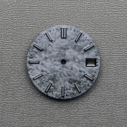 28.5mm Watch Dial Green Luminous Snowflake Dial for SKX007 NH35/NH36/4R/7S