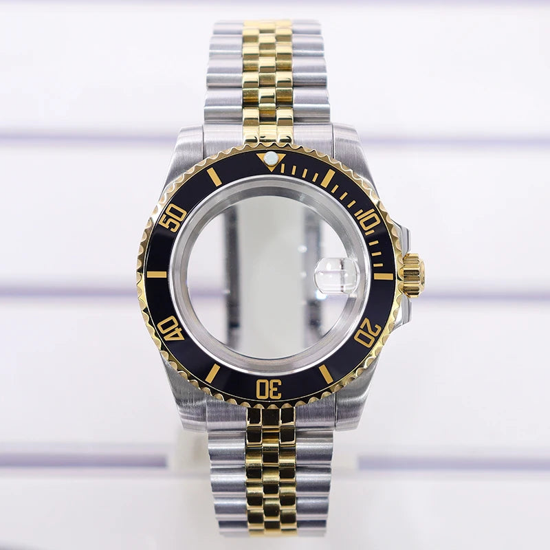40mm Watch Case Sapphire Glass For Nh35 Nh34 Nh36 Nh72 2824 Miyota 8215 SUB GMT