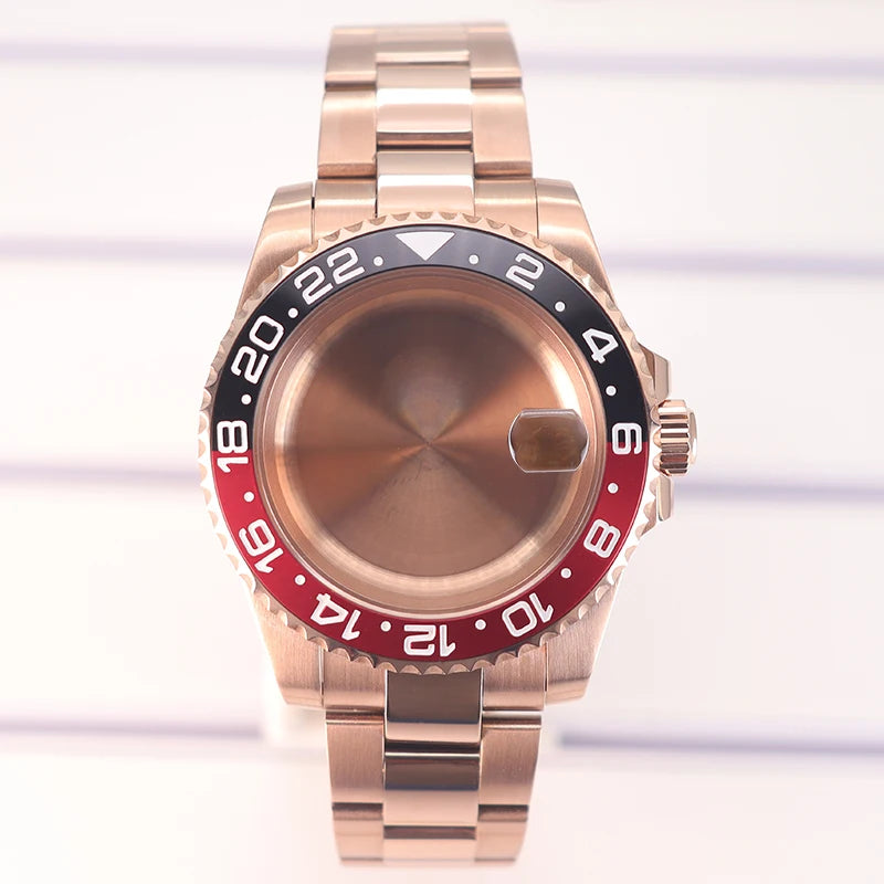 40mm Watch Case For NH35 NH36 NH70/8215/Eta2824 PT5000 NH34 Sapphire Glass