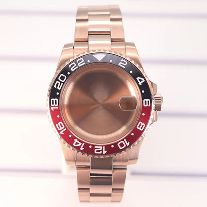 40mm Watch Case For NH35 NH36 NH70/8215/Eta2824 PT5000 NH34 Sapphire Glass
