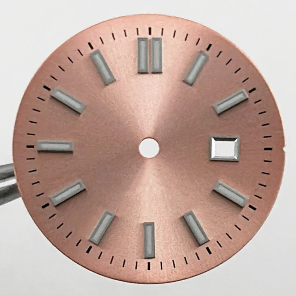 31MM Ladies Round Polished Fluted Bezel Sapphire Crystal Watch Case for NH05/06