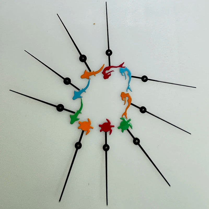 Modified Colorful Mermaid/Turtle/Shark Watch Hands for NH35/NH36/4R/7S Movement
