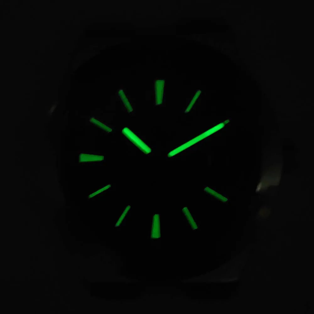 33mm Watch Dial with Hands for NH35 NH36 Movement Green Luminous Multicolor Dial