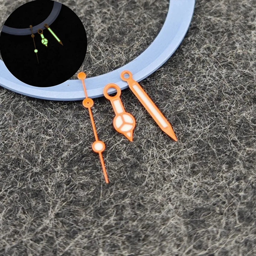 Colored Watch Hands for NH35 NH36 Movement Green Luminous Pointers Watch