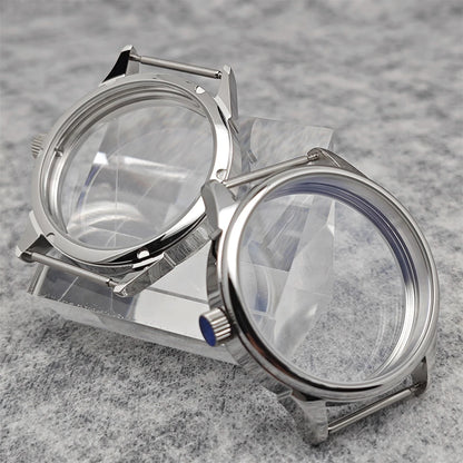 42MM Waterproof Stainless Polished Watch Case for ETA6497 Seagull ST36 Movement