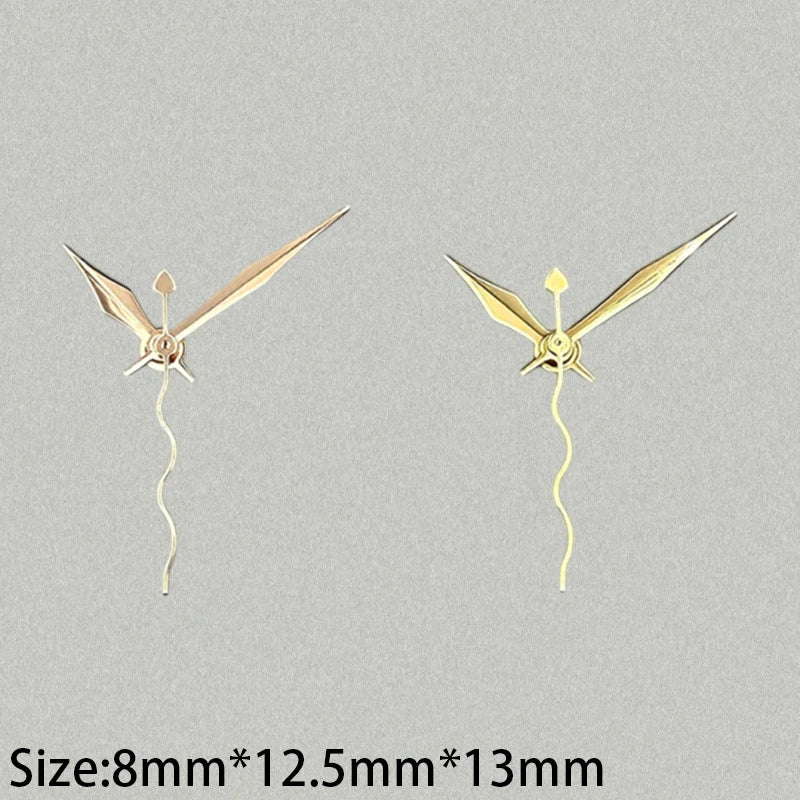 Modified Wavy Patterns Watch Hands Pointers for NH35/NH36/4R/7S Movement