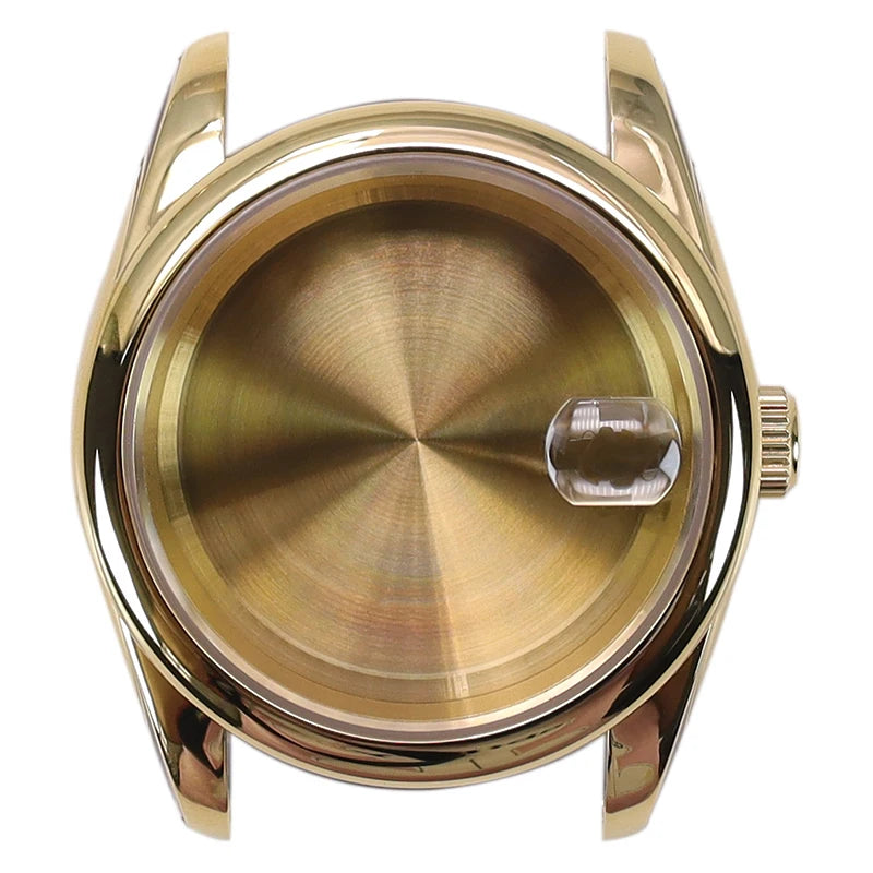 36/39mm Watch Case For NH35/36 NH38 NH70 Miyota 8215 Cases Sapphire Glass Oyster
