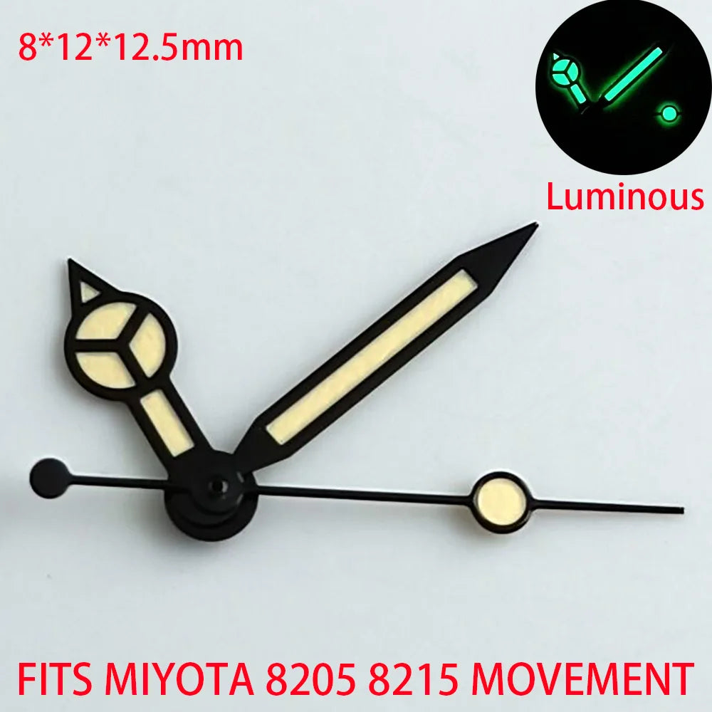 Watch Hands Blue Green Luminous Hands Fit NH 35 NH36 ETA 2836 2824 Miyota 8205 8215 Movement