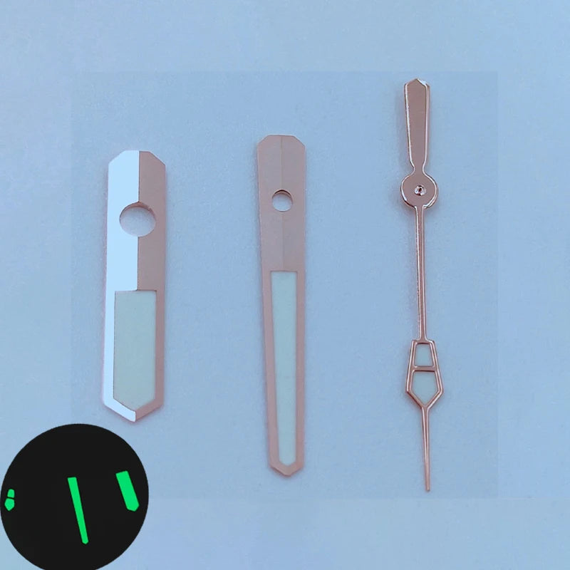 Watch Hands Green Luminous Fit for NH35 NH36 4R35 4R36 7S SKX007 SKX009 SRPD