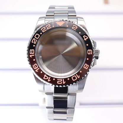 40mm Watch Cases Sapphire For Nh35 Nh36 Nh34/38 Nh70 Miyota 8215 Eta 2824 PT5000