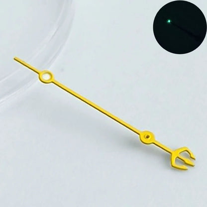 Watch pointer green luminous fit NH34 NH 35 NH36 movement watch hands refit watch Personalized second hand