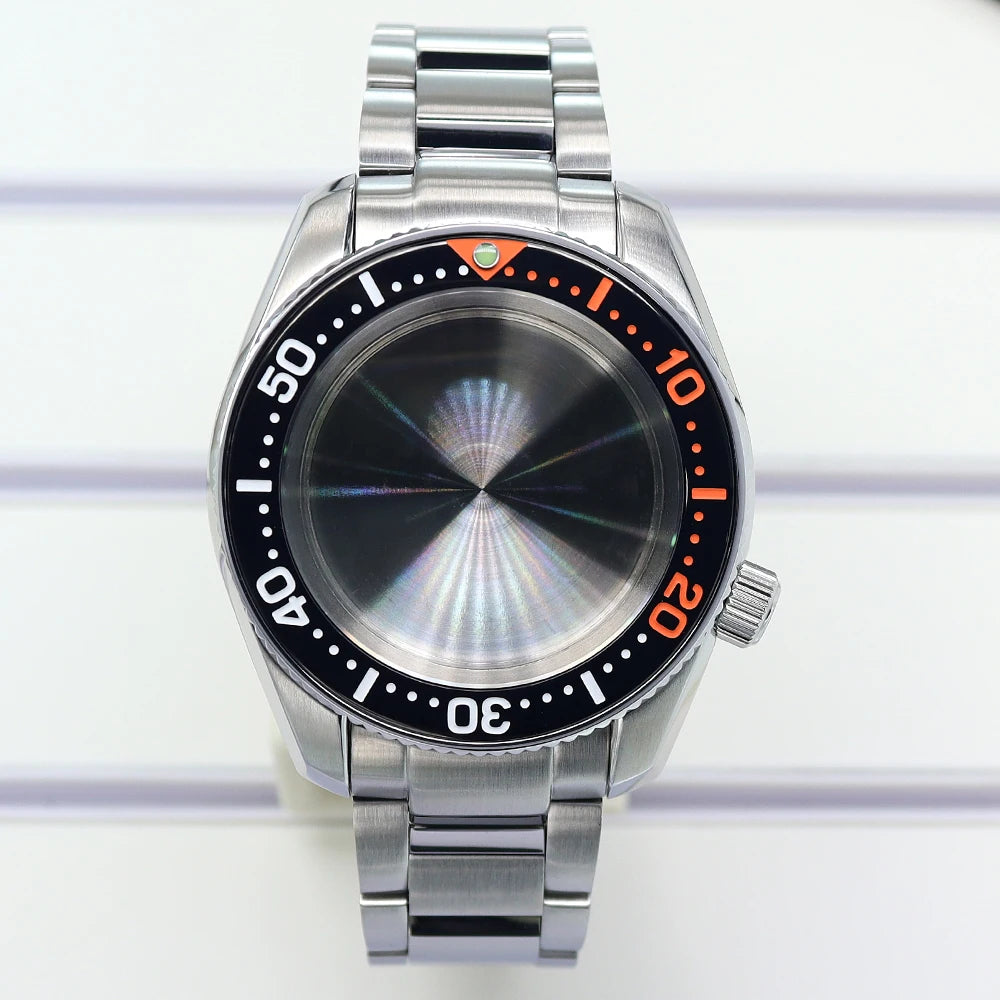 42mm Men's Watch Case Set For NH35 NH36 NH34 NH38 NH70 4R36 Sapphire Crystal