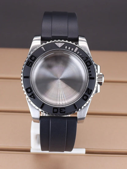 40mm Men's Watch Cases For NH34 NH35 NH36 NH38 Miyota 8215 ETA2824 YACHT-MASTER