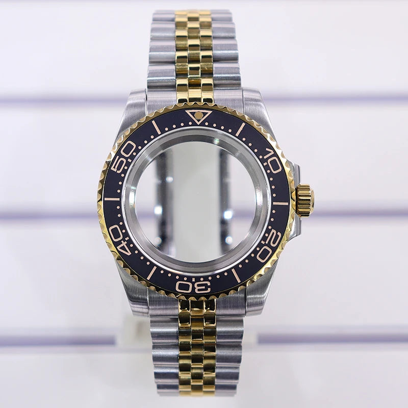 40mm Watch Case Sapphire For SUB Nh35 GMT Nh34 Nh36 Nh70 Nh72 2824 Miyota8215