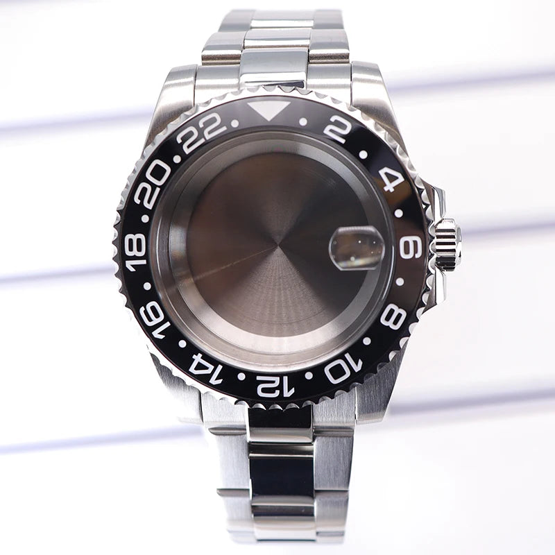 40mm Watch Cases Sapphire For Nh35 Nh36 Nh34/38 Nh70 Miyota 8215 Eta 2824 PT5000