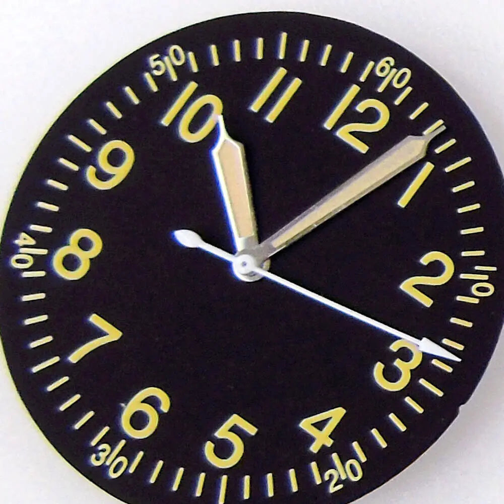 33.6mm Multicolor Watch Dial Fit Pilot Style NH35 NH36 ETA 2824 PT5000 Movement
