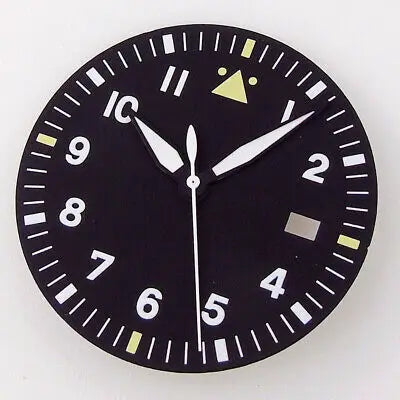 33.6mm Multicolor Watch Dial Fit For NH35AA NH36AA with Green Luminous Modified