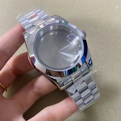 36mm/39mm Stainless Steel Watch Case Set with Calendar Window for NH35/36