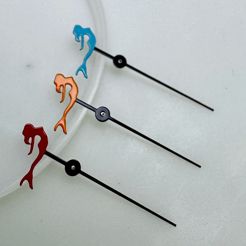 Modified Colorful Mermaid/Turtle/Shark Watch Hands for NH35/NH36/4R/7S Movement