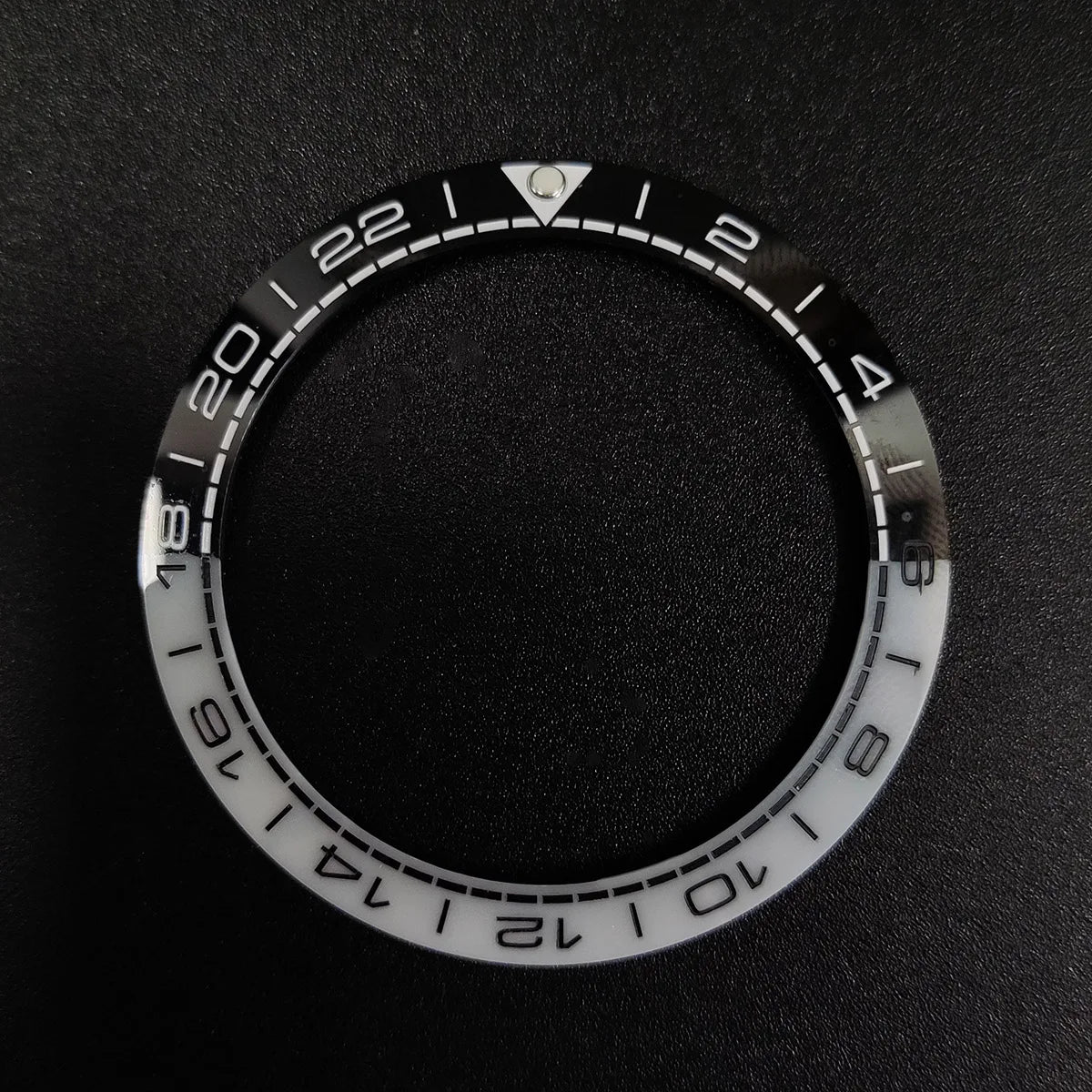 Sloping 41.5*32.8mm Ceramic Bezel GMT and Diving Watch Insert For Mens Watch Replace Watch Face Watch Bezel Inserts Accessories