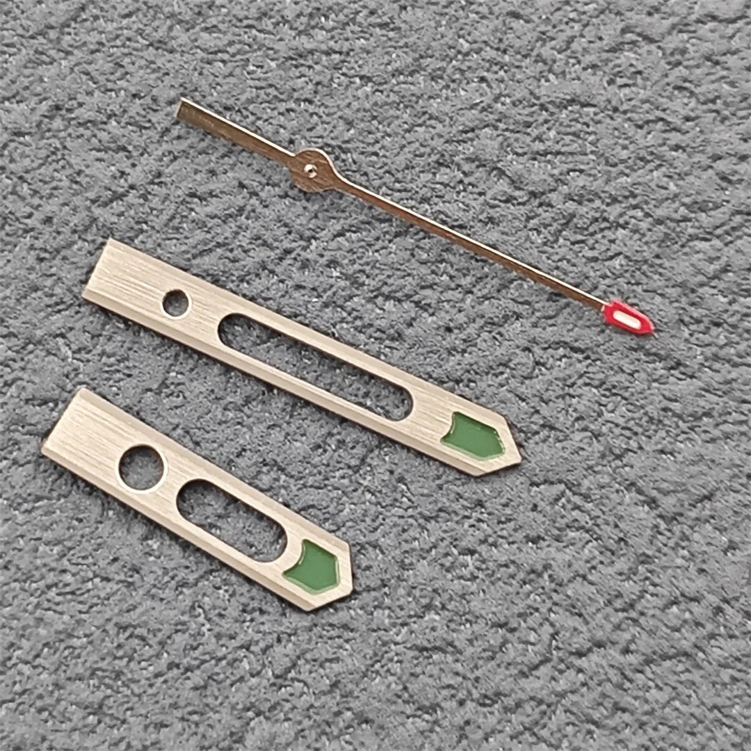 Hollow Shape Green Fingertip Luminous Watch Hands for NH35/NH34/NH36/4R/7S/NH70