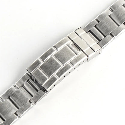 39.5MM Watch Case + Strap for NH35/NH36 Stainless Steel Vintage Cases Watchband