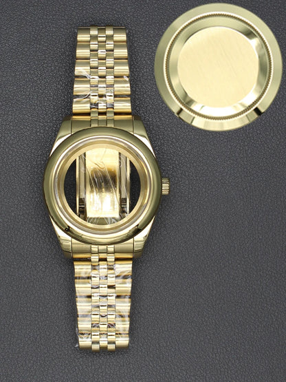 36/40mm Watch Case Sapphire Crystal For Nh35 NH36 Miyota 8215 28.5mm Dial Oyster