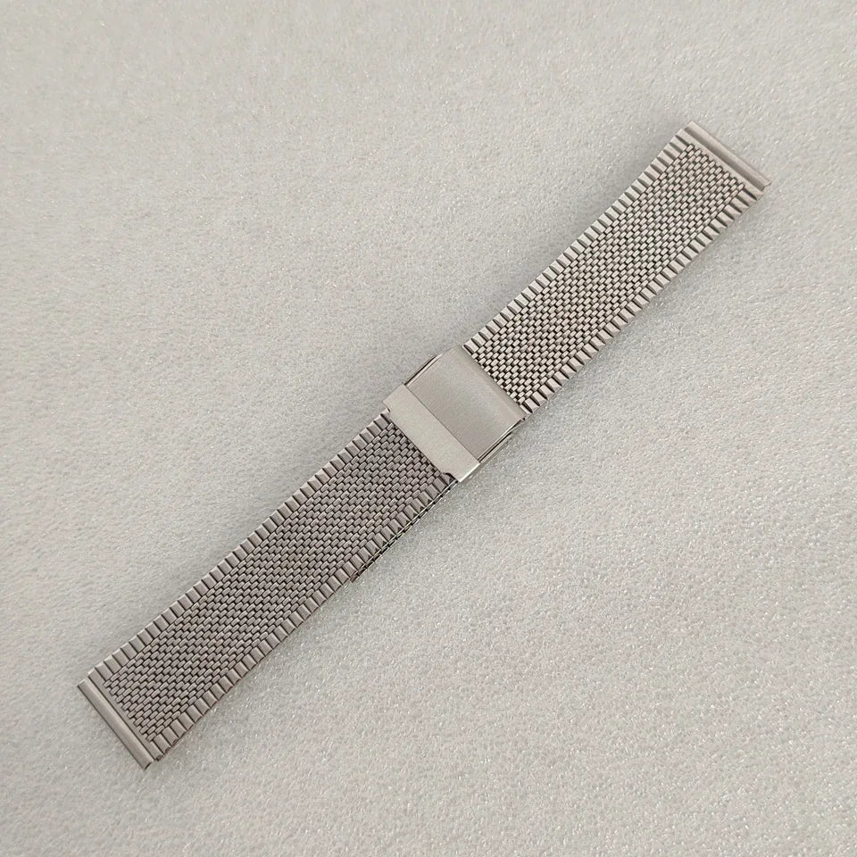 36.5mm Watch Case+Watch Strap Polished Bird's Nest Design for NH35/NH36/7S