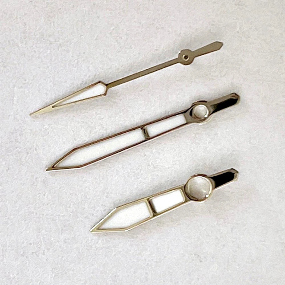 Gold/Rose/Silver Watch Hands Pointers With Green Luminous for NH35/NH36/4R/7S