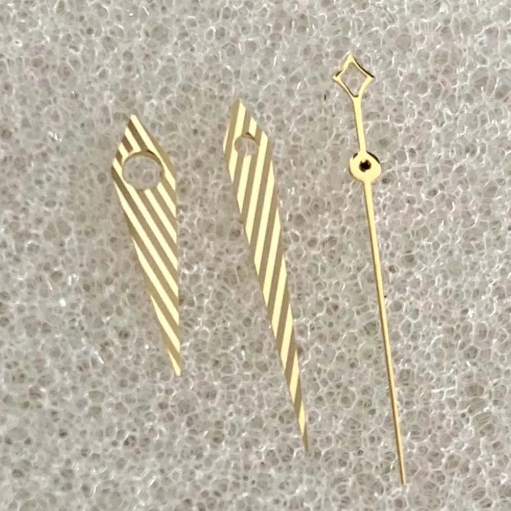 Gold/Silver Watch Hands Diamond/Twill Pattern for NH34/NH35/NH36/4R/7S Movement