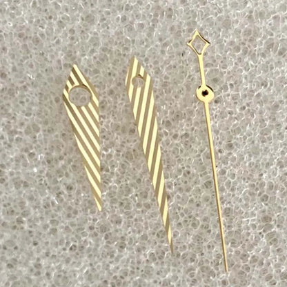 Gold/Silver Watch Hands Diamond/Twill Pattern for NH34/NH35/NH36/4R/7S Movement
