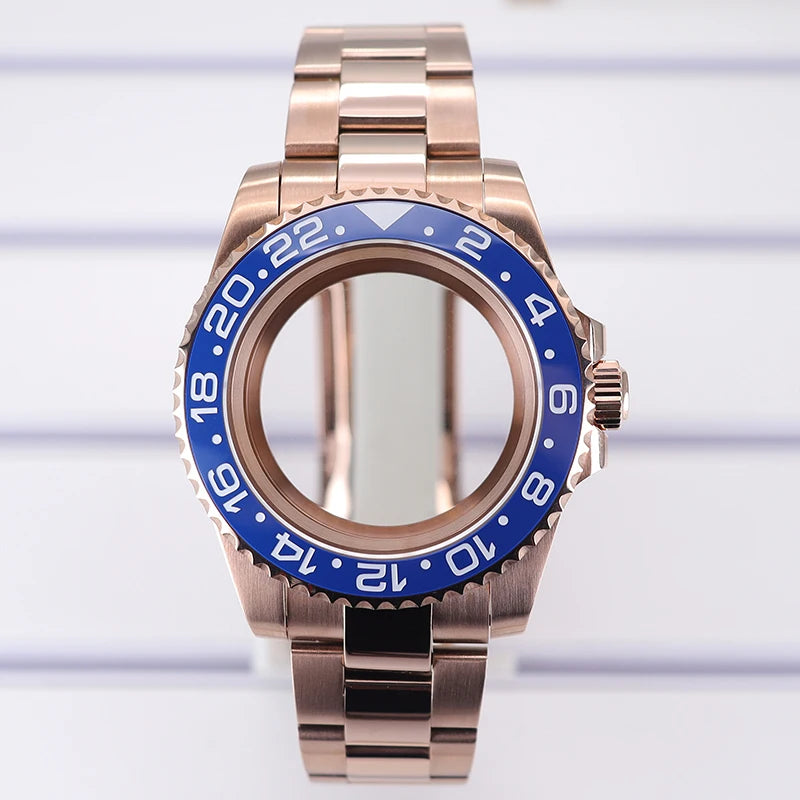 40mm Watch Case For NH35 NH36 NH70/8215/Eta2824 PT5000 NH34 Sapphire Glass