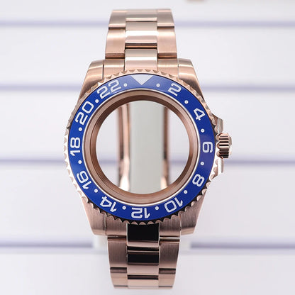40mm Watch Case For NH35 NH36 NH70/8215/Eta2824 PT5000 NH34 Sapphire Glass