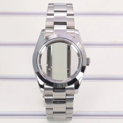 36/39mm Fluted Bezel Cases For SK DJ Air King Fit NH35 NH36 NH34 NH38 Miyota8215