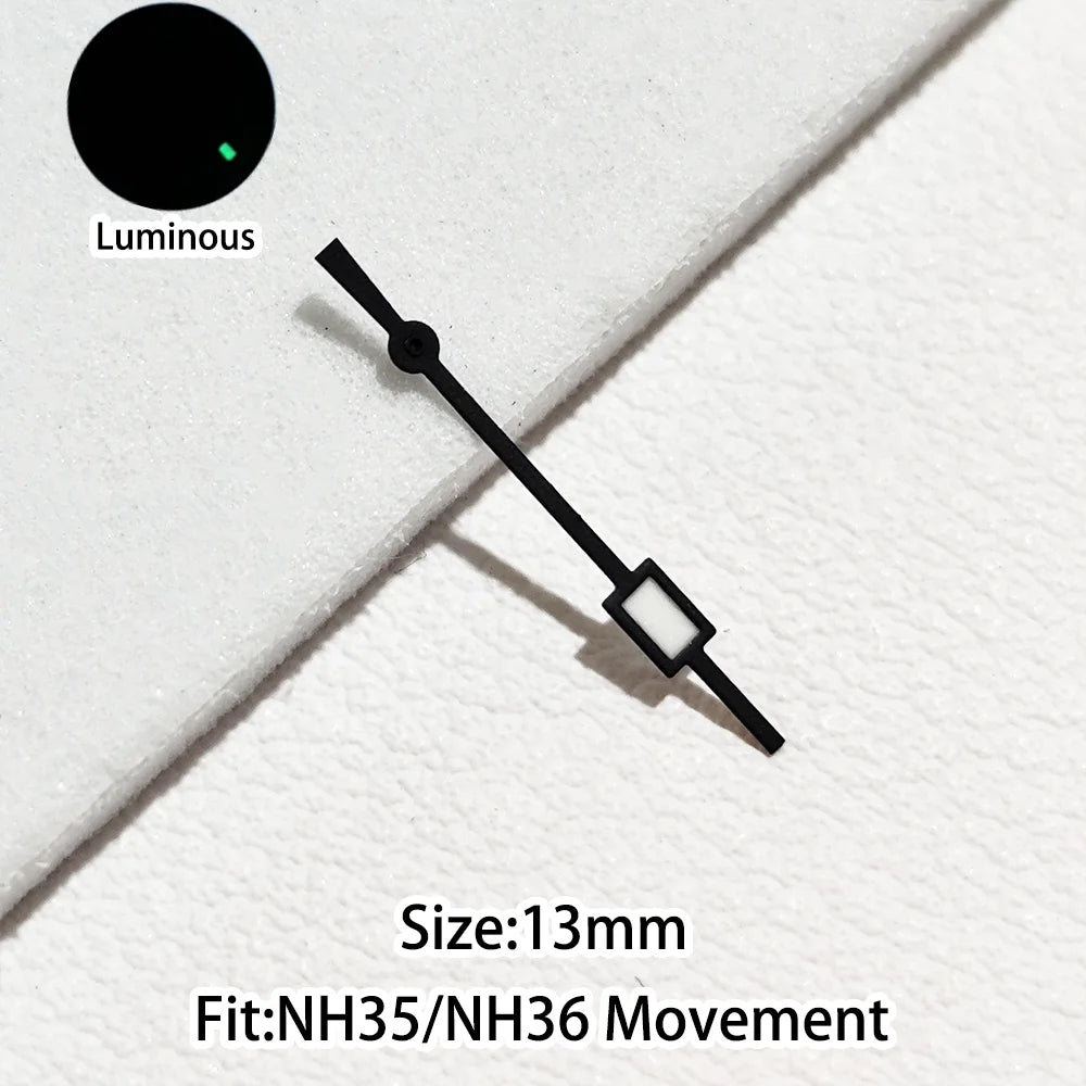 Green/Blue Green Luminous Watch Hands Fit NH35 NH36 Personalized Second Hand