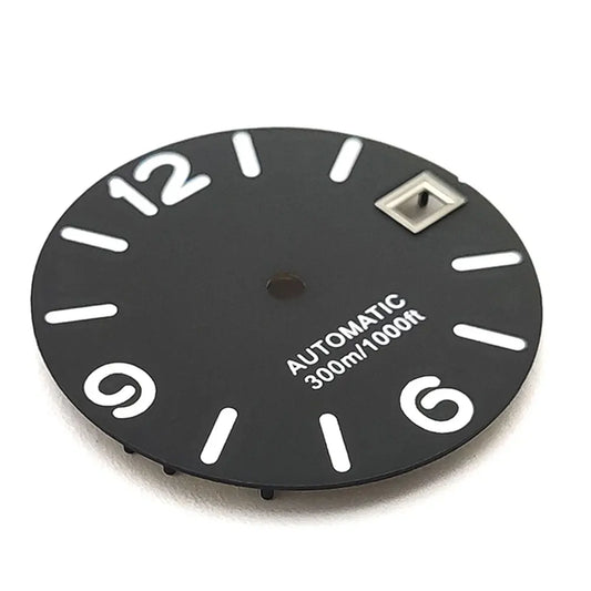 Multicolor Font 28.5mm Watch Dial C3 Green Luminous for NH35 NH36 Movement