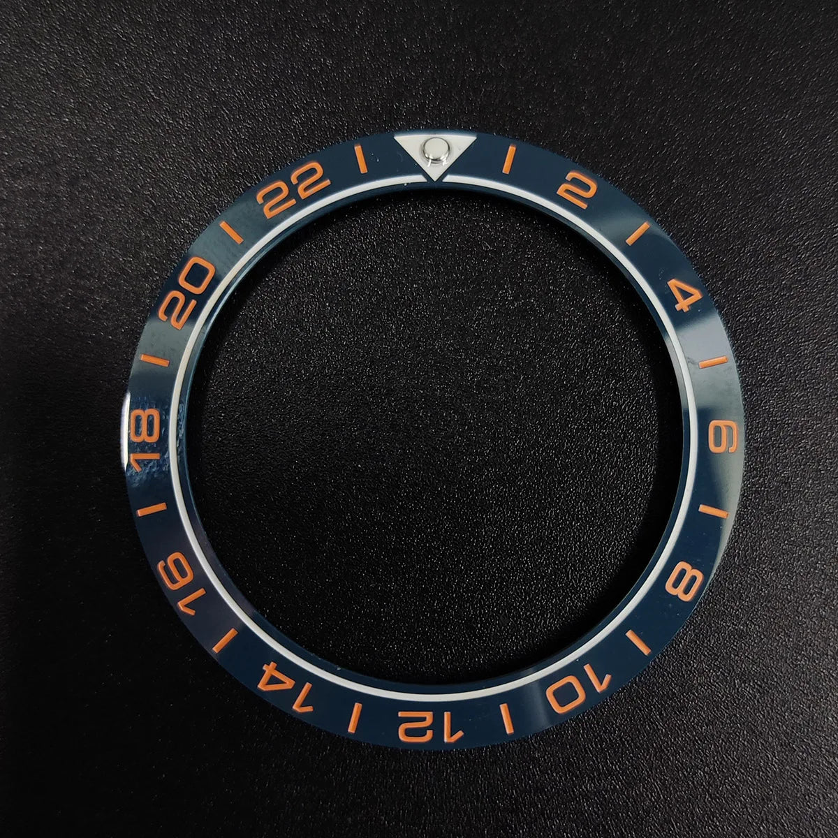Sloping 41.5*32.8mm Ceramic Bezel GMT and Diving Watch Insert For Mens Watch Replace Watch Face Watch Bezel Inserts Accessories