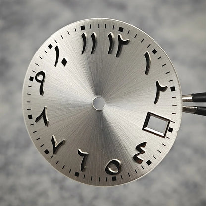 28.5mm Watch Dial Arabic Numeral with Single Calendar for NH70 / NH35 / NH36