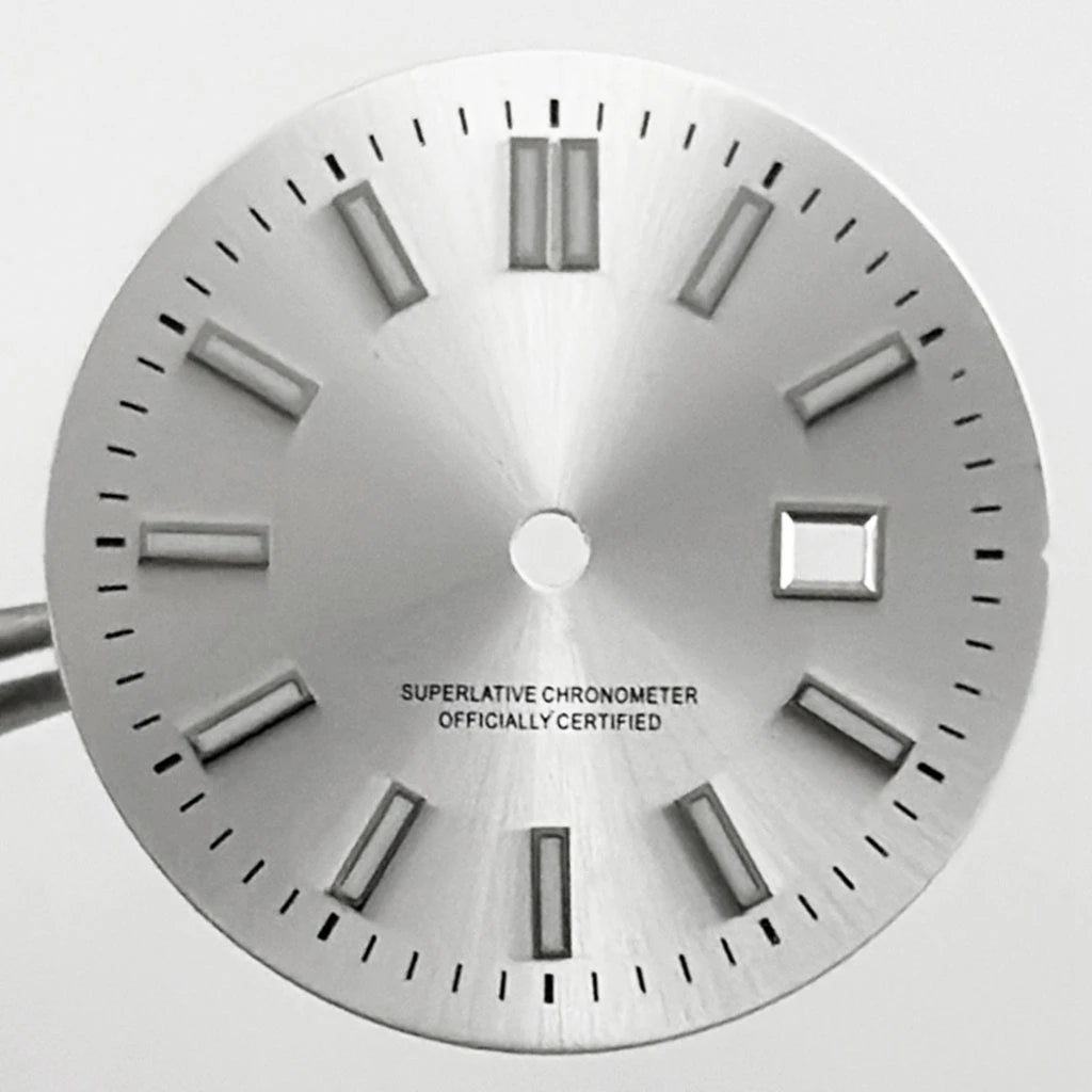 31MM Ladies Round Polished Fluted Bezel Sapphire Crystal Watch Case for NH05/06