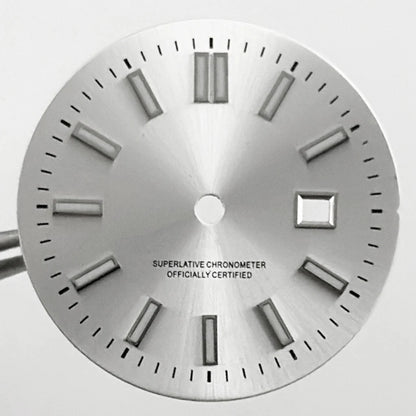 31MM Ladies Round Polished Fluted Bezel Sapphire Crystal Watch Case for NH05/06