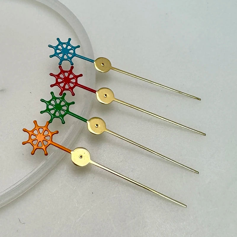 Modified NH35 Colorful Rudder 12.5mm Watch Hands for NH35/NH36/4R/7S Movement