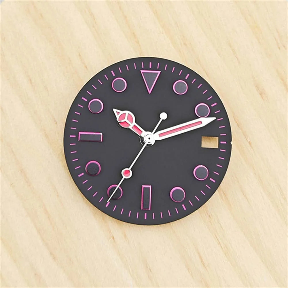 28.5mm Watch Dial + Watch Hands for NH34 NH35 4R35 Movement Modified Part