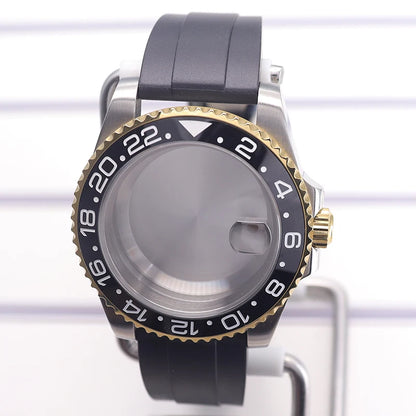 40mm Watch Case Set For GMT SUB Yacht NH34 NH35 NH36 NH39 8215 Eta2824 PT5000