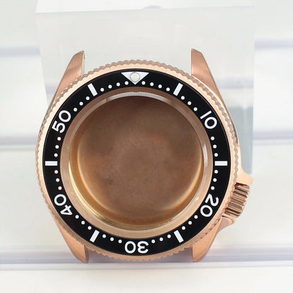 38mm Watch Case with Ceramic Bezel Sapphire Glass For NH35 NH36 Movement Mod Skx