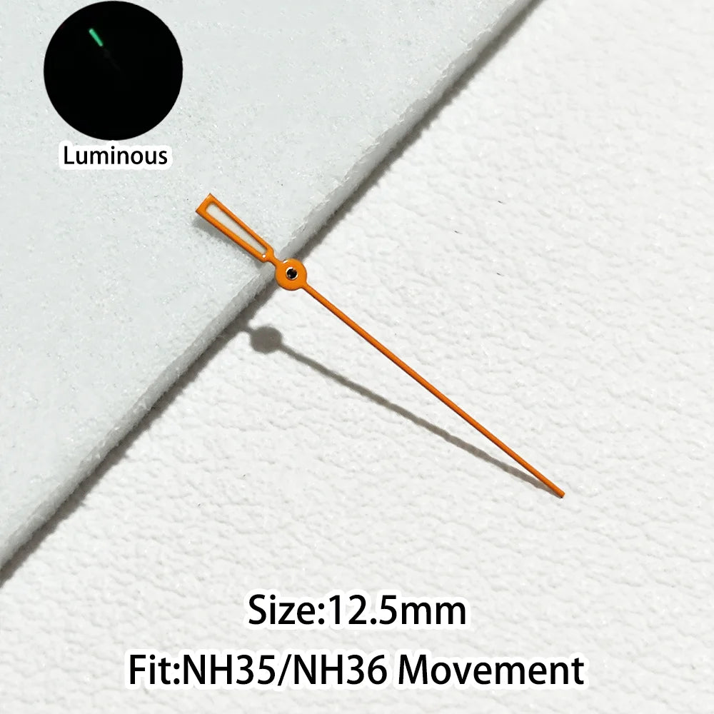 Green/Blue Green Luminous Watch Hands Fit NH35 NH36 Personalized Second Hand