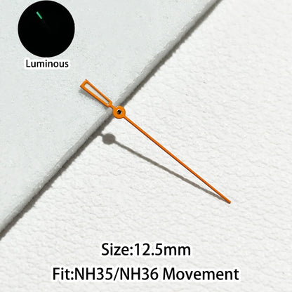 Green/Blue Green Luminous Watch Hands Fit NH35 NH36 Personalized Second Hand