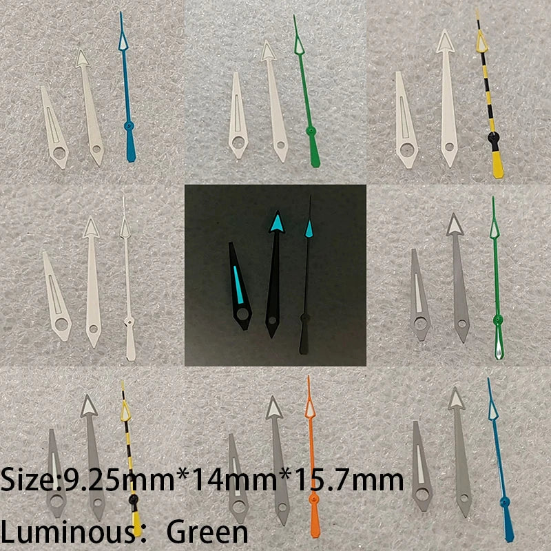 Modified OMJ Hand Blue Luminous Watch Hands for NH35/NH36/4R/7S Movement