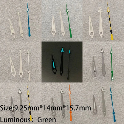 Modified OMJ Hand Blue Luminous Watch Hands for NH35/NH36/4R/7S Movement